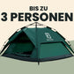 Großes 3-Sekunden-Zelt + GRATIS Campingplane (Bis zu 3 Personen, DE)