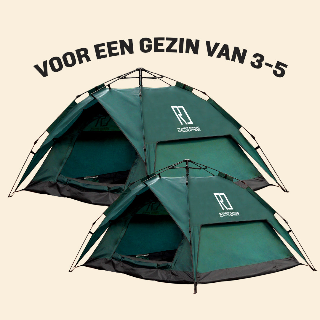 1 Kleine + 1 Grote 3 Sec Tent (Familiepakket, BE)