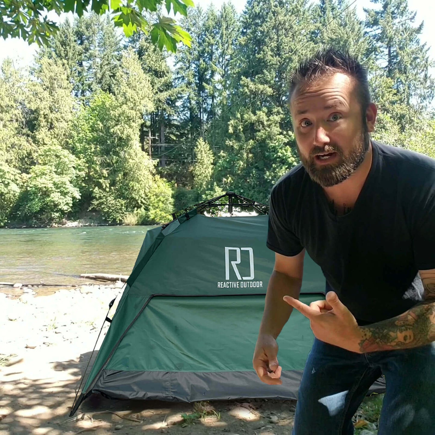 Large-Sized 3Secs Tent (For 2-3 Person, US) + Free Camping Checklist