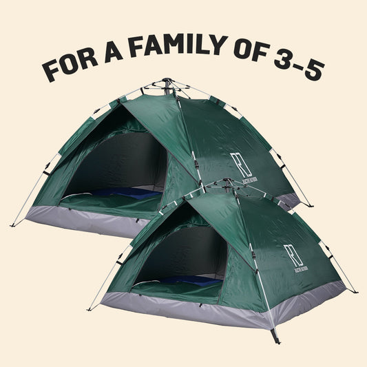 1 Small-Sized + 1 Large-Sized 3Secs Tent (Family Package, UK, DNB)