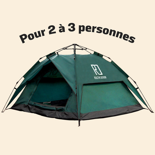 Tente 3 Secs Tent de grande taille (Pour 2 á 3 personnes)