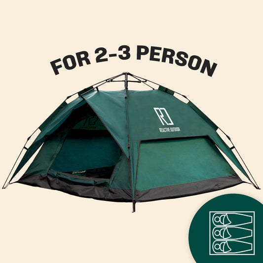 Large-Sized 3 Secs Tent (For 2-3 Person, US.)