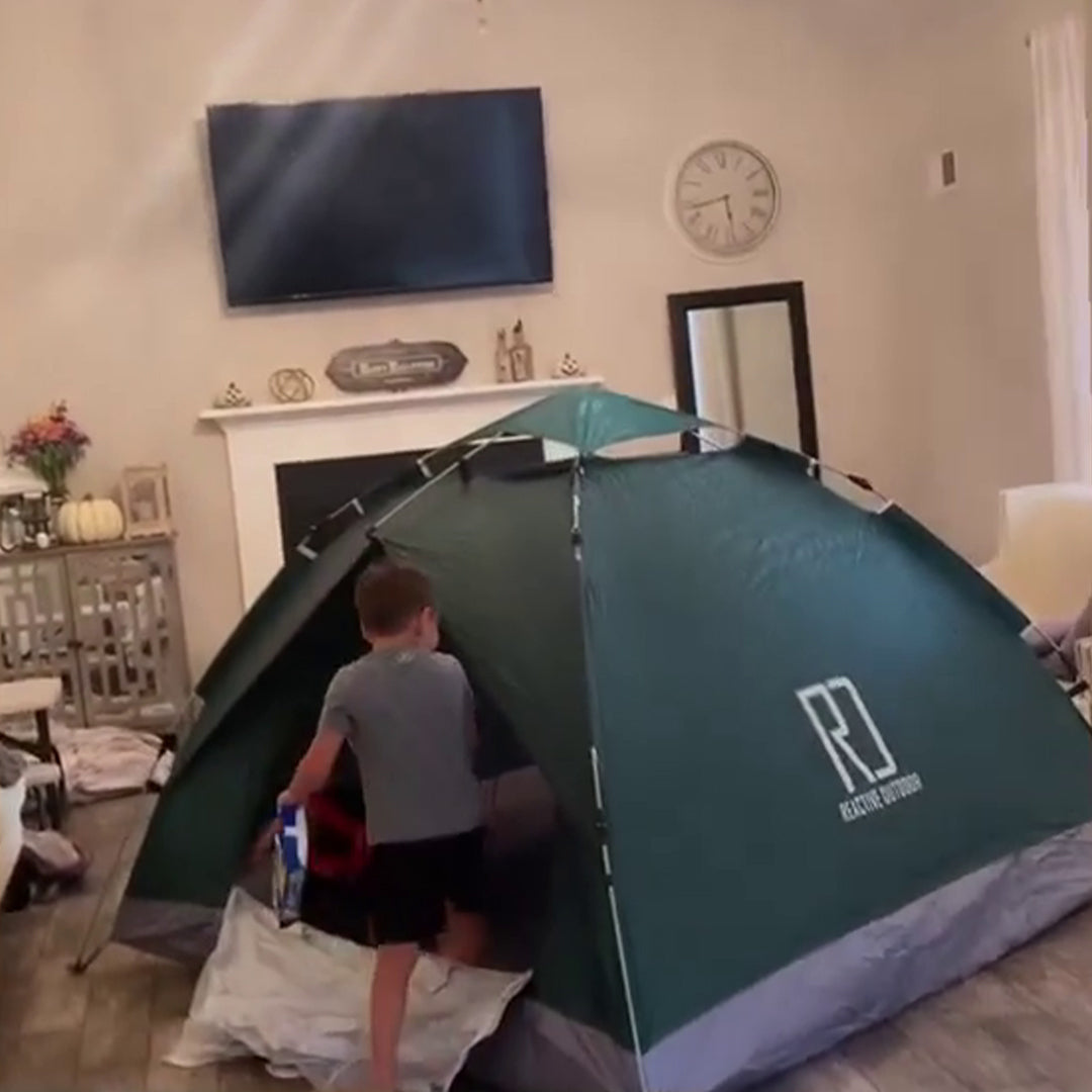 Large-Sized 3 Secs Tent. (Comfortable for 3 Adults)